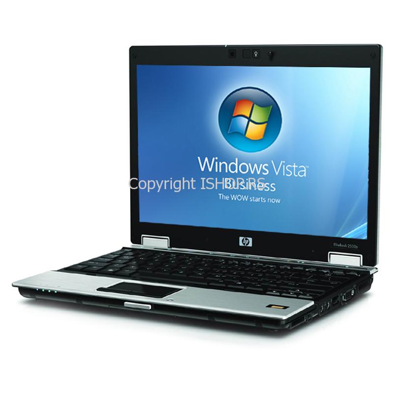 Notebook Laptop Hp Elitebook 2530p 121 Inč Intel Core2duo Low Voltage Sl9600 213ghz 2gb 160gb 1591