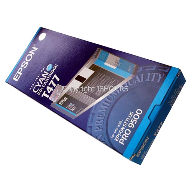 original plavi toner kertridž ink epson t477 t477011 c13t477011 cyan stylus pro 9500 ishop online prodaja