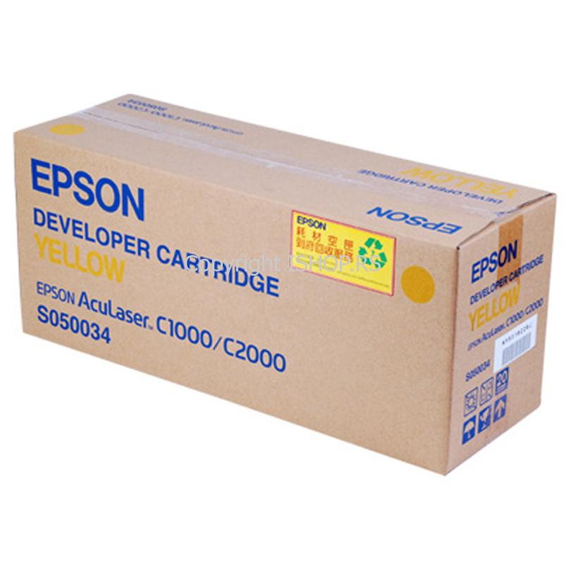 original yellow žuti toner kertridž ink epson s050034 c13s050034 za epson aculaser c1000 c2000 ishop online prodaja