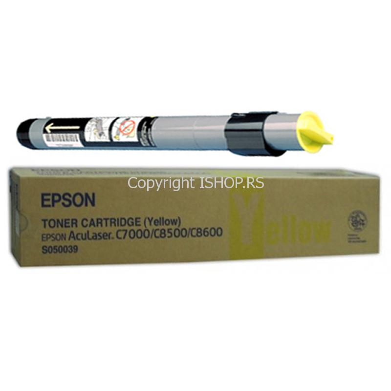 original yellow žuti toner kertridž ink epson s050039 c13s050039 za epson aculaser c7000 c8500 c8600 ishop online prodaja