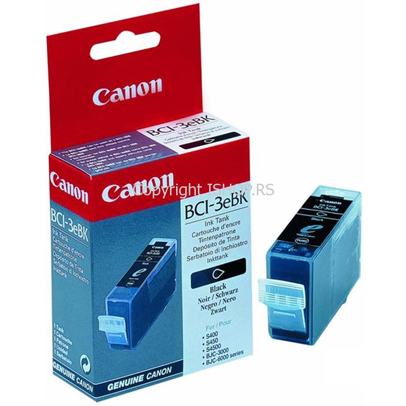 original crni toner kertridž canon ink 3 bci 3ebk black bjc3000 bjc6000 bjc6100 bjc6200 bjc6500 i550 i560 i6500 i850 i865 pixma ip3000 ip4000 ip4000r ip5000 mp750 mp760 mp780 multipass mp700 mp810 sma ishop online prodaja