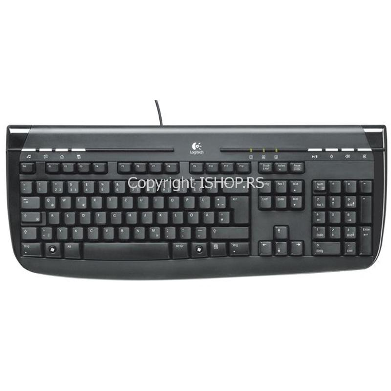 tastatura logitech oem internet 350 black us usb 967740 0100 ishop online prodaja