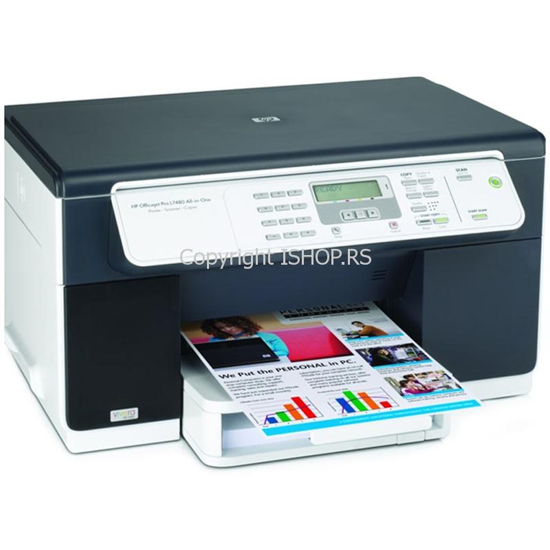 kolor inkjet štampač printer kopir skener hp officejet pro l7480 ishop online prodaja